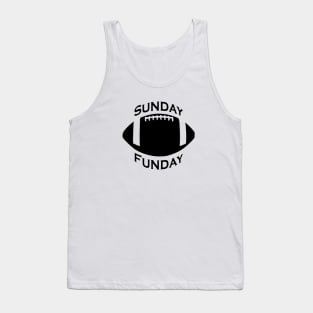 Sunday Funday, Womens Football, Cute Football, Game Day Tank Top